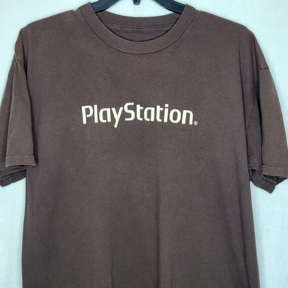 Cactus Jack Sony PlayStation Brown Puff Print T-Shirt XL - Picture 3 of 9